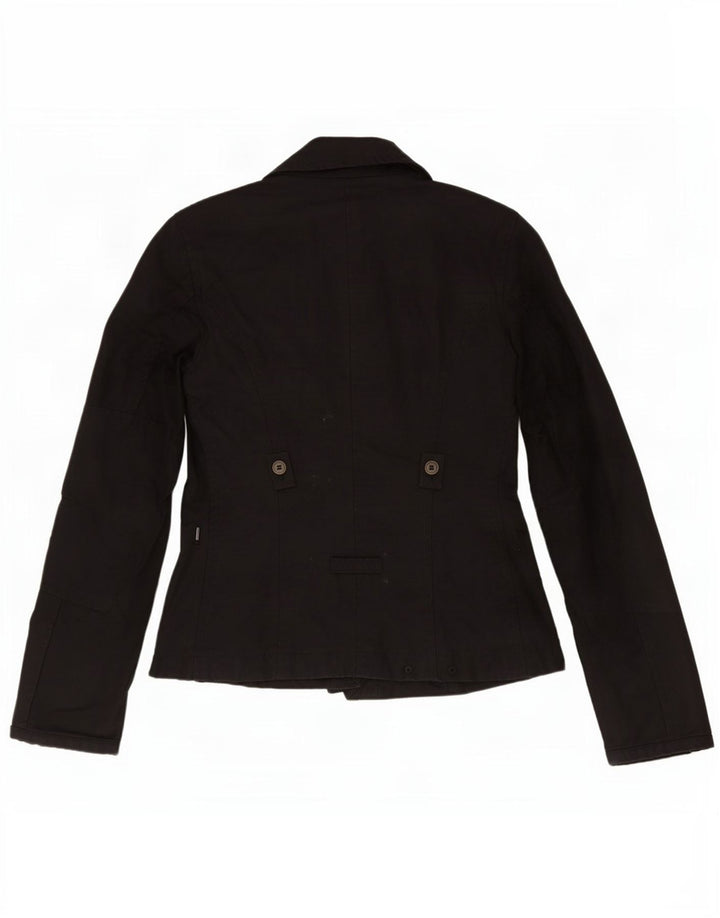 Vintage Utility Jacket til kvinder IT 40 Lille sort bomuld