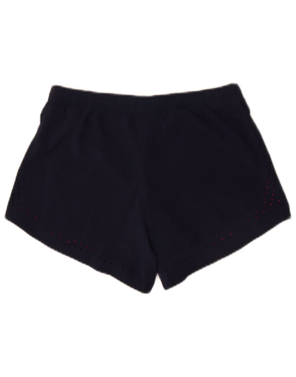 Adidas Dame Climalite Sport Shorts UK 12/14 Medium Navy Blue Bomuld