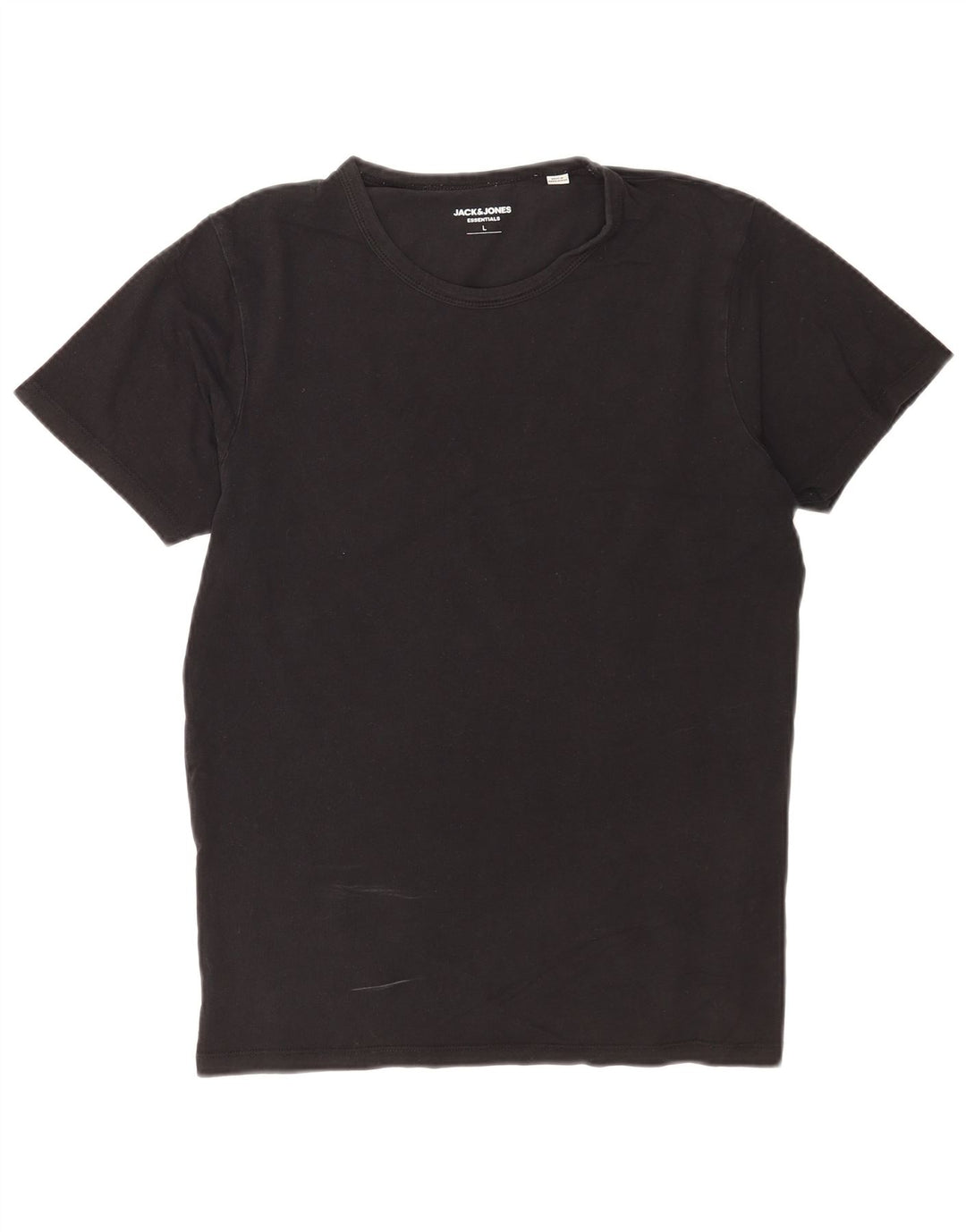 Jack & Jones Herre T-Shirt Top Stor Sort Bomuld