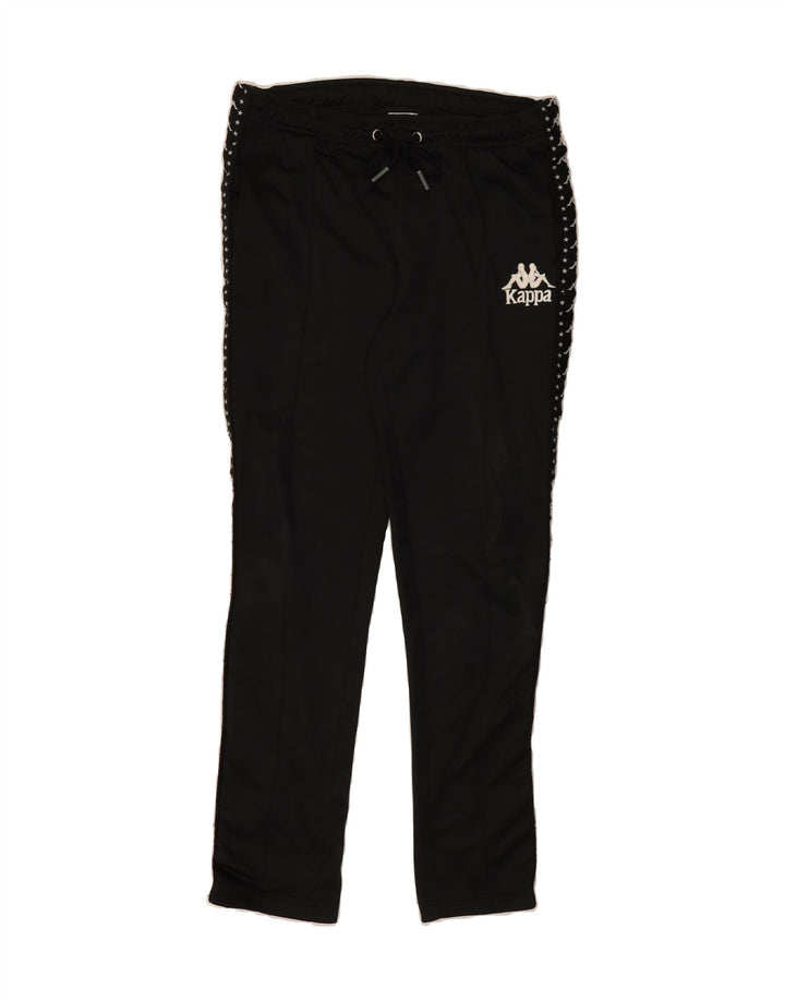 KAPPA Mens Graphic Tracksuit Trousers Large Black Vintage Kappa and Second-Hand Kappa from Messina Hembry 