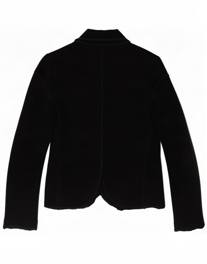 Marithe Francois Girbaud Dame 5-knaps blazerjakke IT 42 Medium Sort