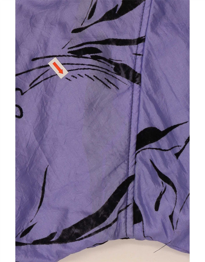 Vintage oversize skijumpsuit til kvinder IT 42 Medium Lilla Colourblock