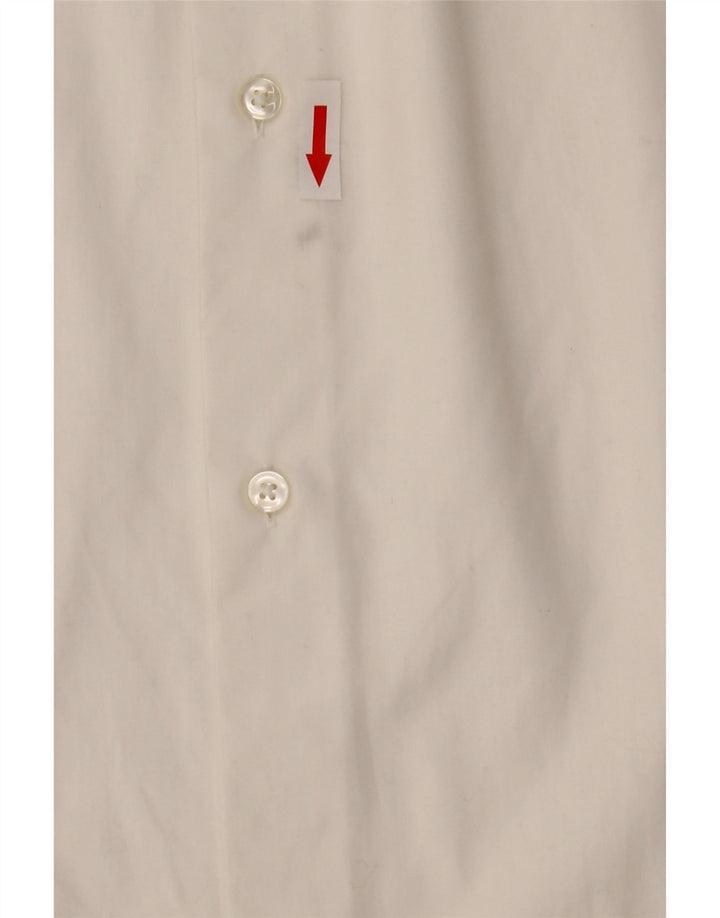 Hugo Boss Herre Regular Fit skjorte str. 16 1/2 42 Stor hvid bomuld