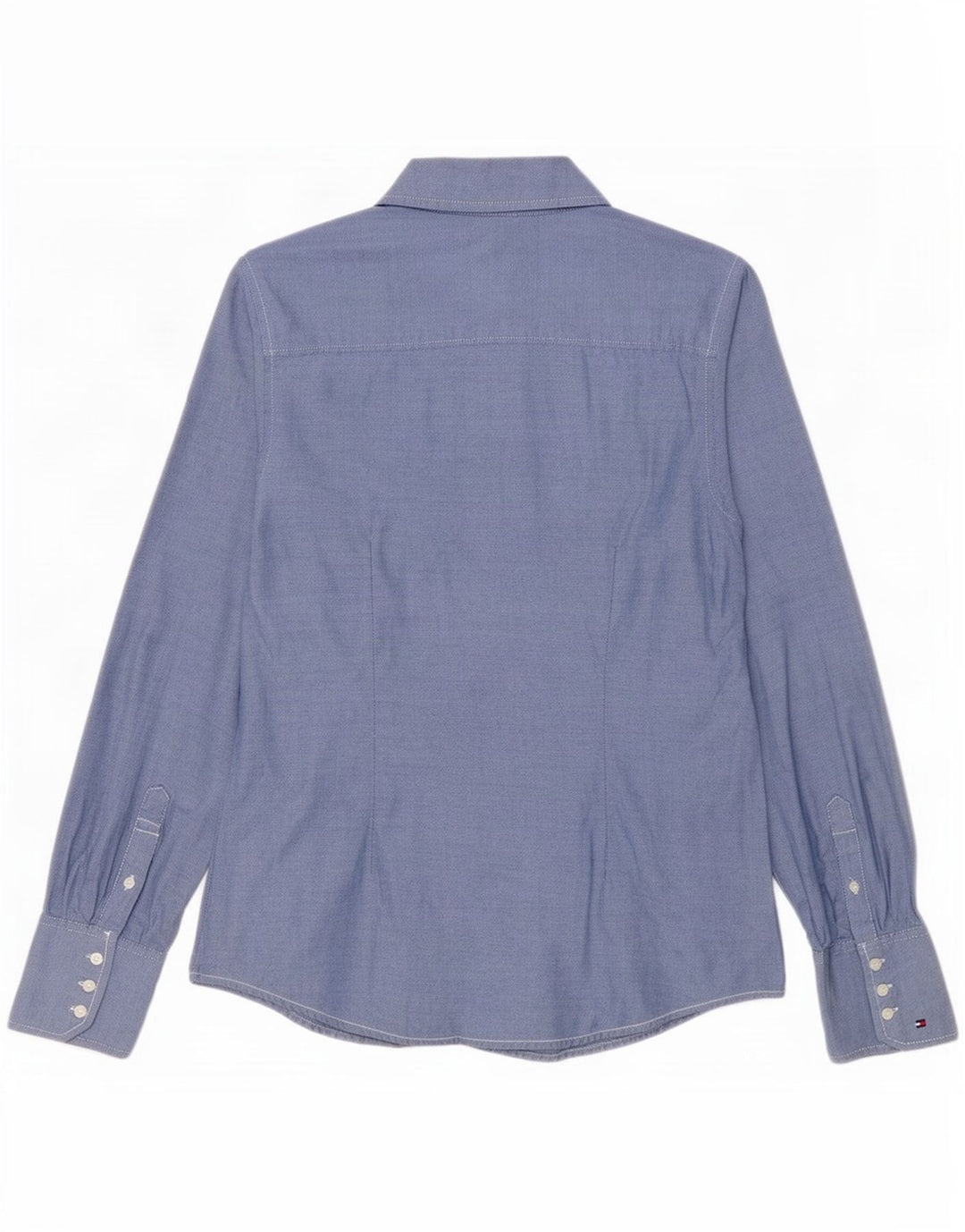 Tommy Hilfiger Dameskjorte UK 12 Medium Blue Cotton