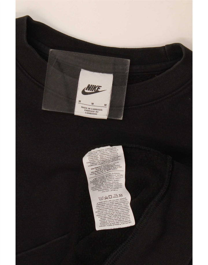 Nike Herre sweatshirt Jumper Medium Sort Bomuld