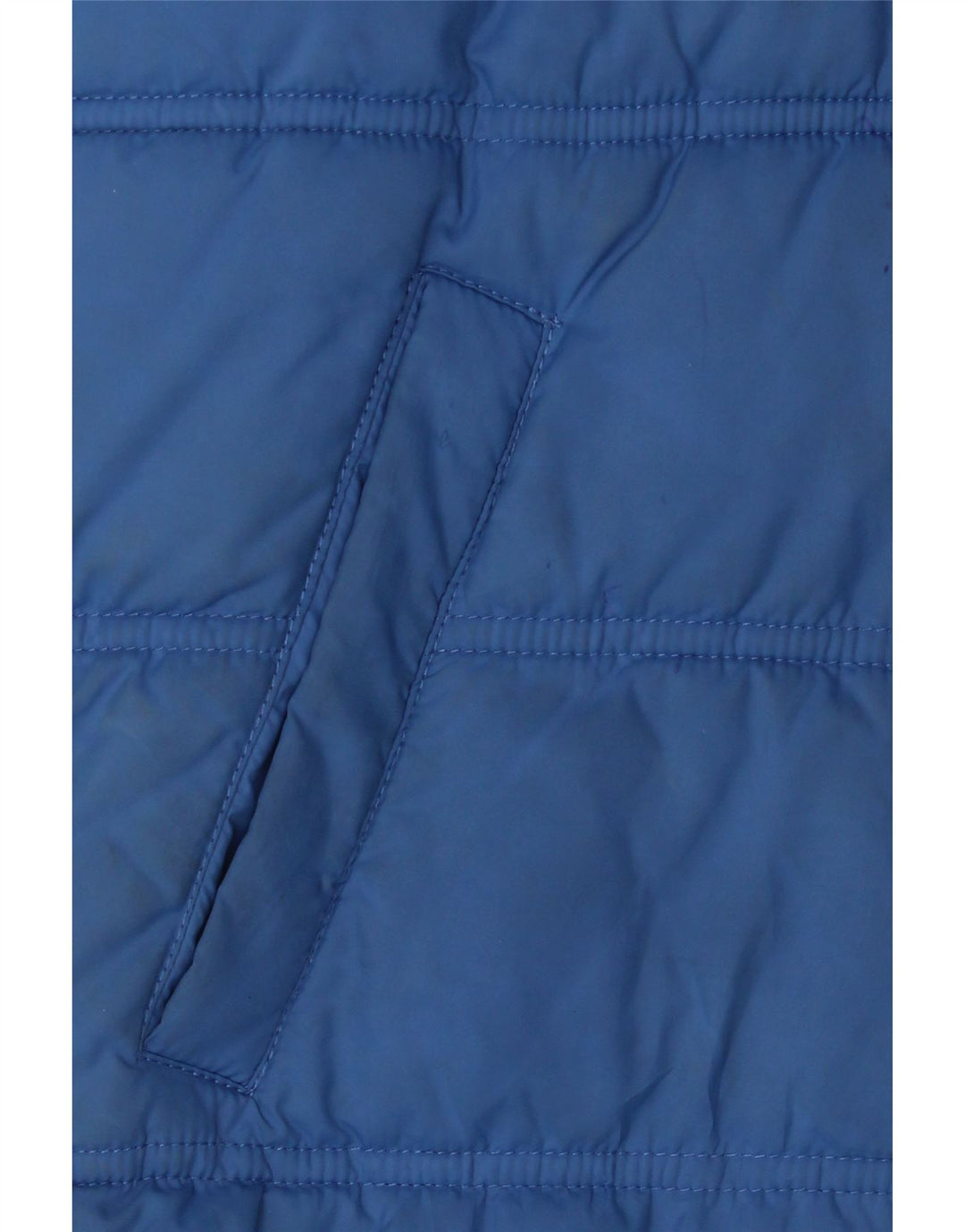 Benetton Boys Polstret Gilet med hætte 11-12 år Stor blå polyester