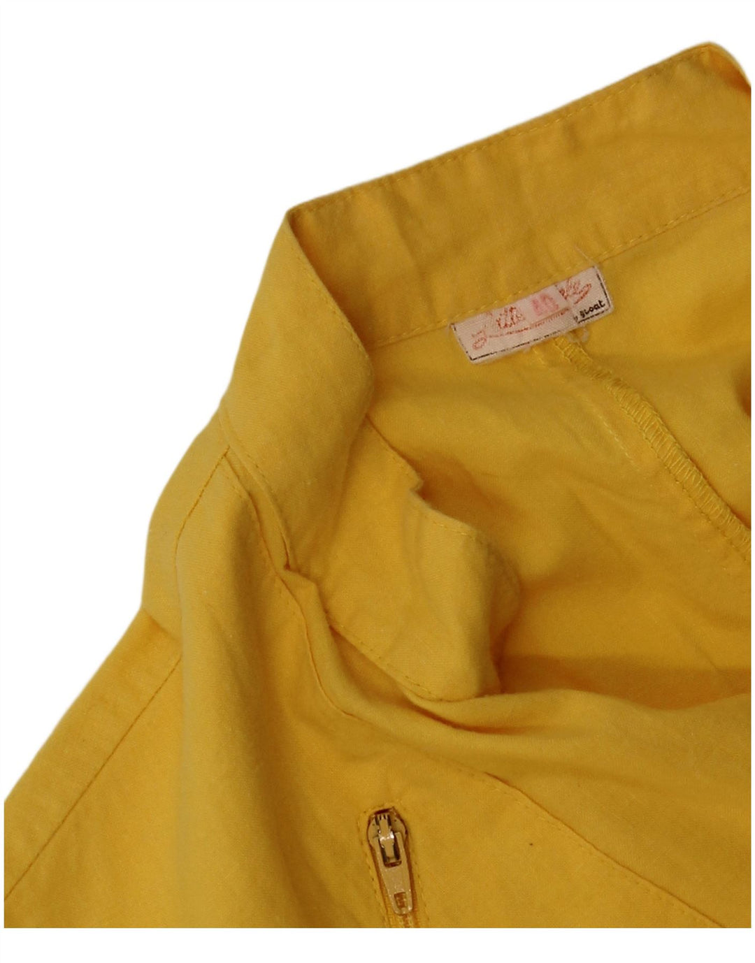 Vintage Dame Ærmeløs Jumpsuit IT 40 Lille Gul