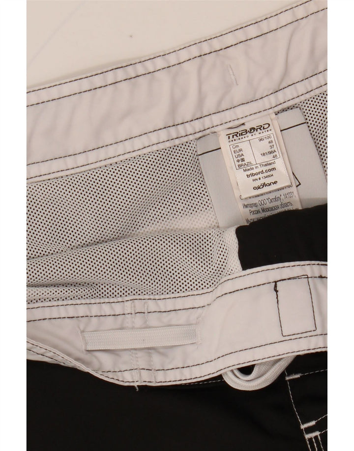 Tribord Badeshorts til mænd EU 48 Medium Sort Colourblock Polyester