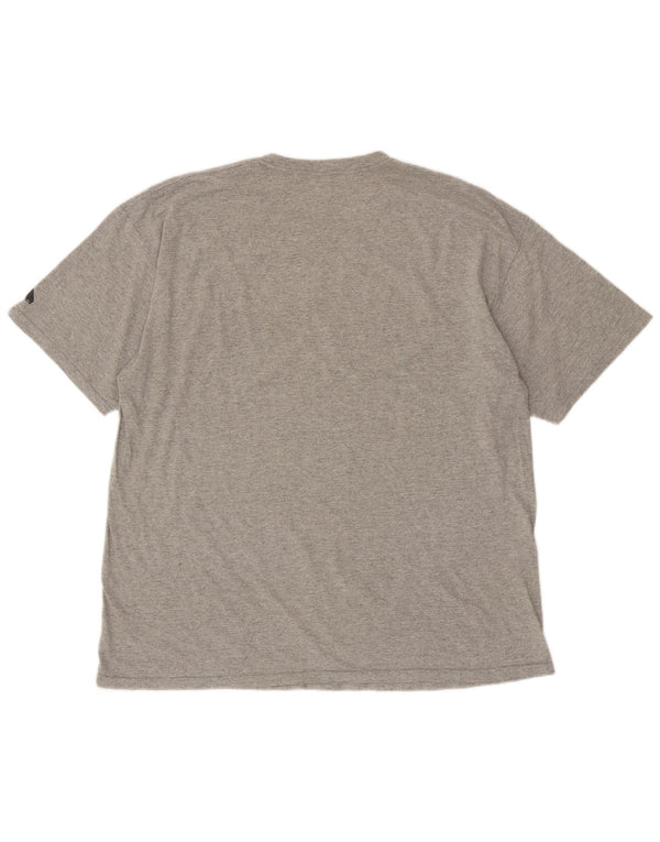 Quiksilver Herre Grafisk T-Shirt Top XL Grå Bomuld