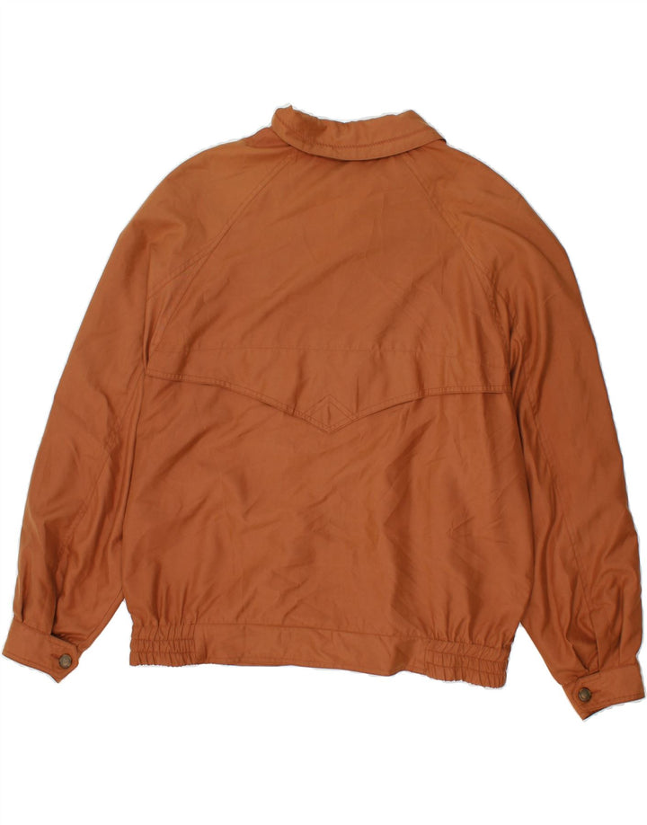 RODRIGO Mens Bomber Jacket IT 50 Large Brown Cotton Vintage Rodrigo and Second-Hand Rodrigo from Messina Hembry 