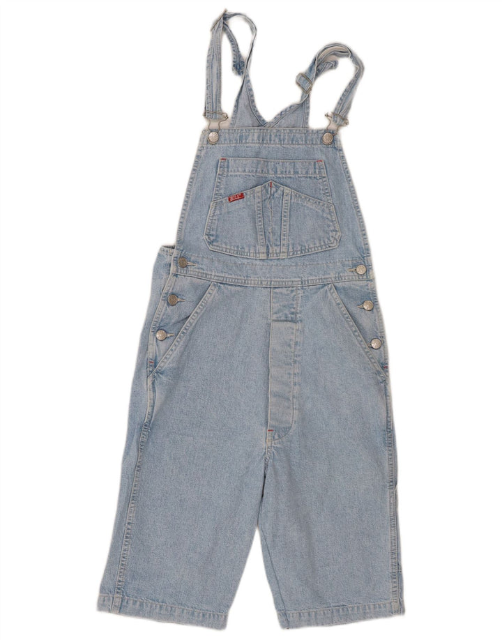 Rifle Dame Dungarees Denim Shorts W26 Small Blue Bomuld