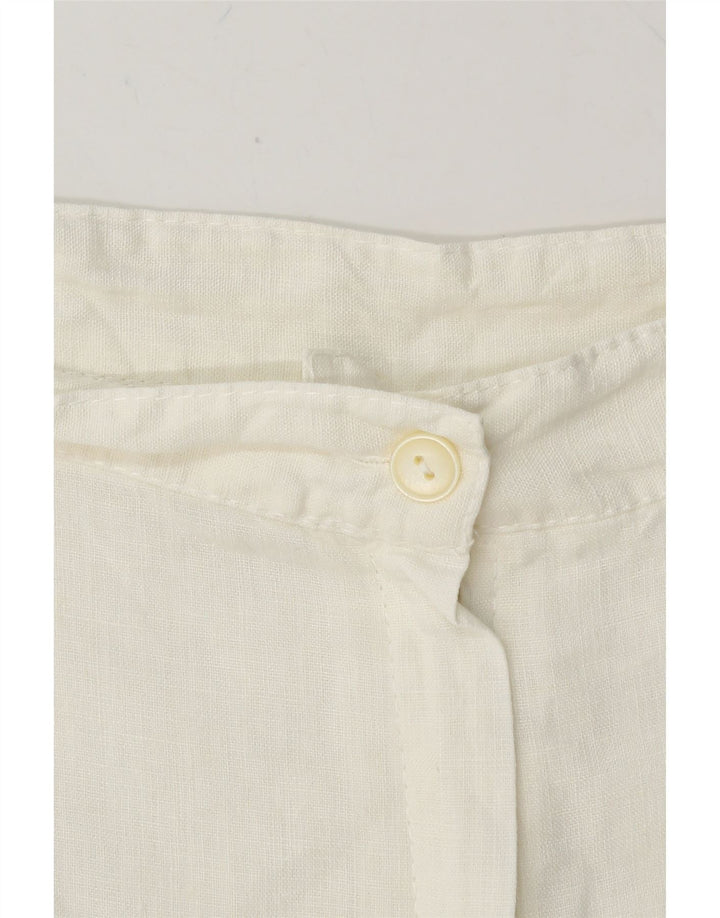 VINTAGE Womens Straight Chino Trousers W28 L29 Off White