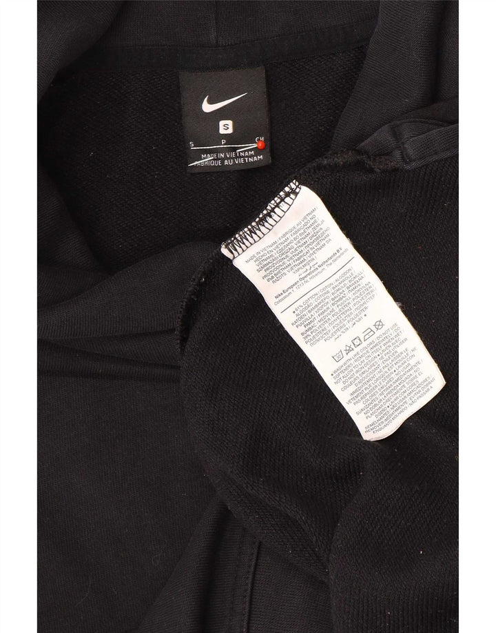 Nike Womens Grafisk Oversized Sweatshirt Jumper UK 10 Small Black Bomuld