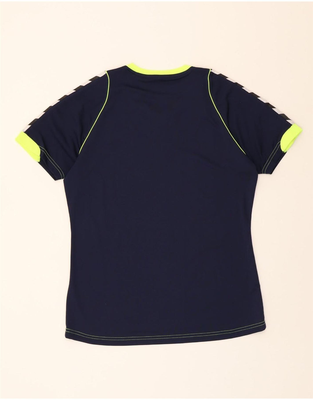 HUMMEL Womens T-Shirt Top UK 18 XL Navy Blue Polyester Vintage Hummel and Second-Hand Hummel from Messina Hembry 