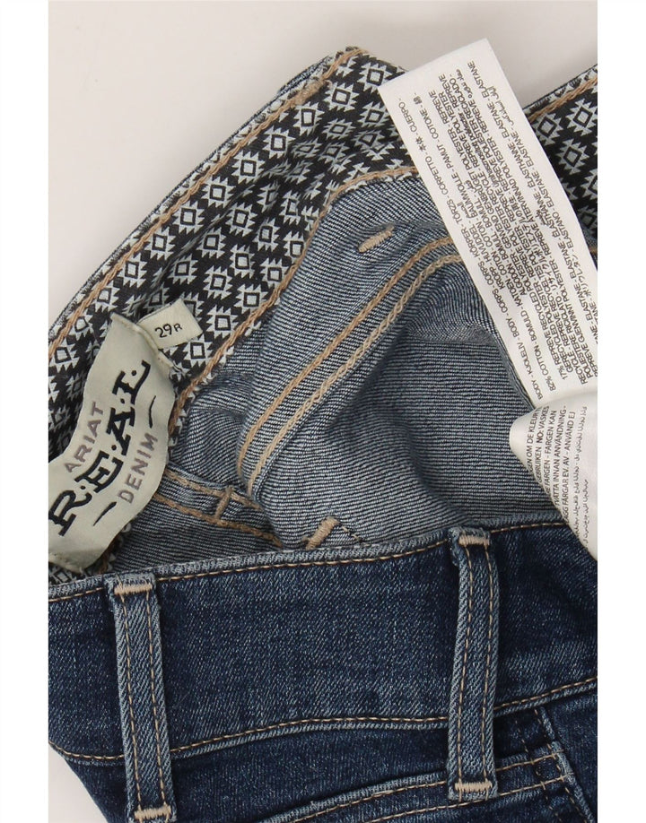 ARIAT lige jeans til kvinder W29 L29 blå bomuld