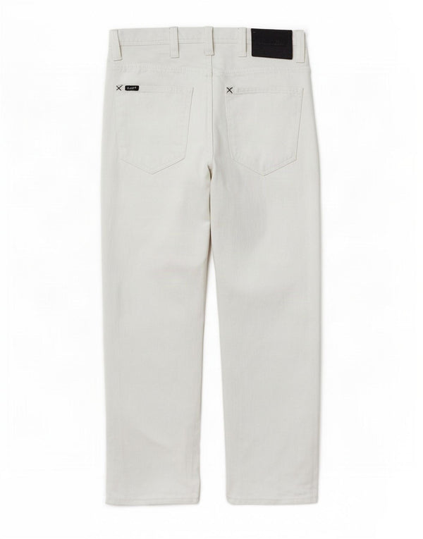 Lee Dame Zed Straight Jeans W31 L30 Hvid Bomuld
