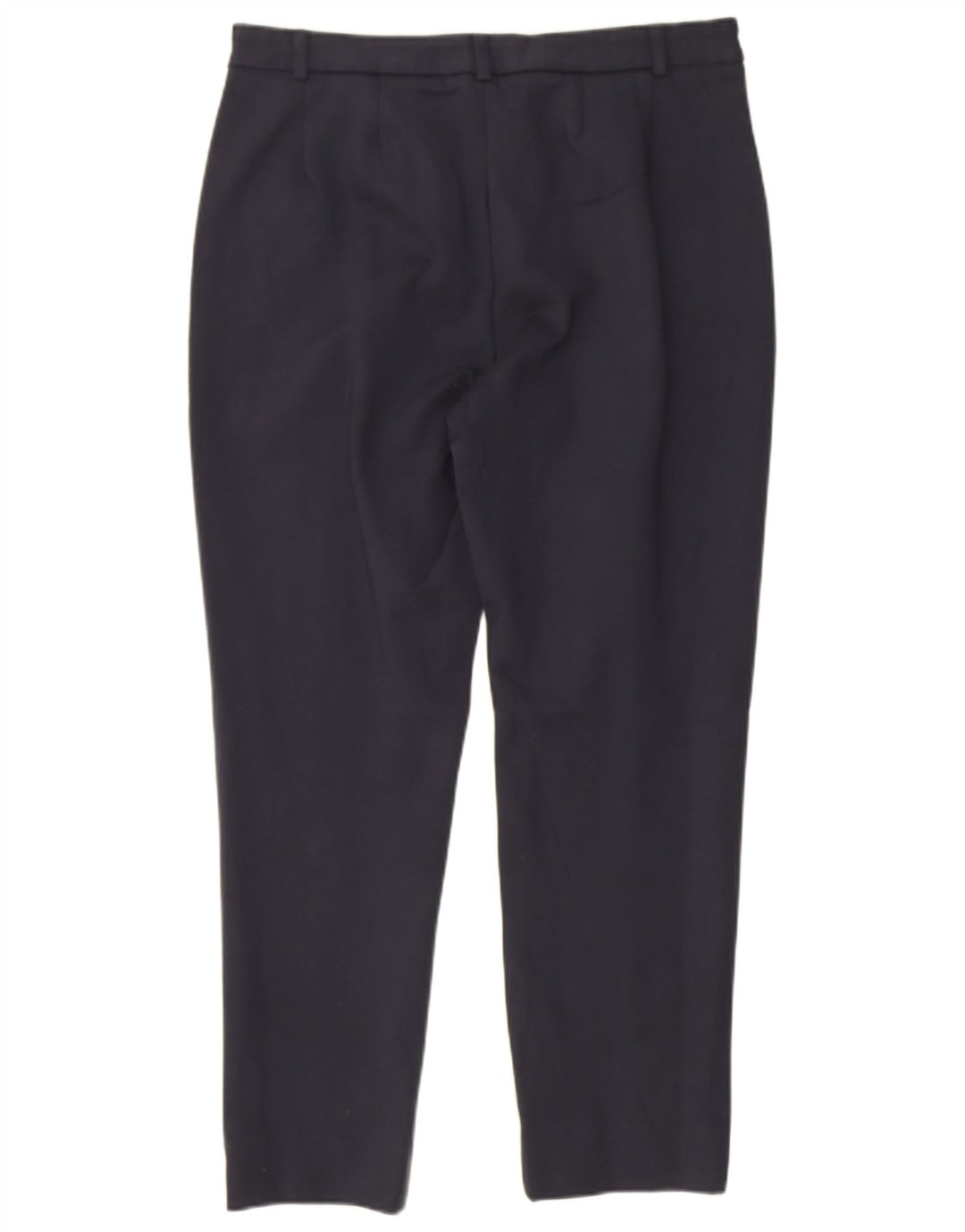 Marks & Spencer Dame Crop Suit Bukser UK 12 Medium W30 L24 Navy Blue