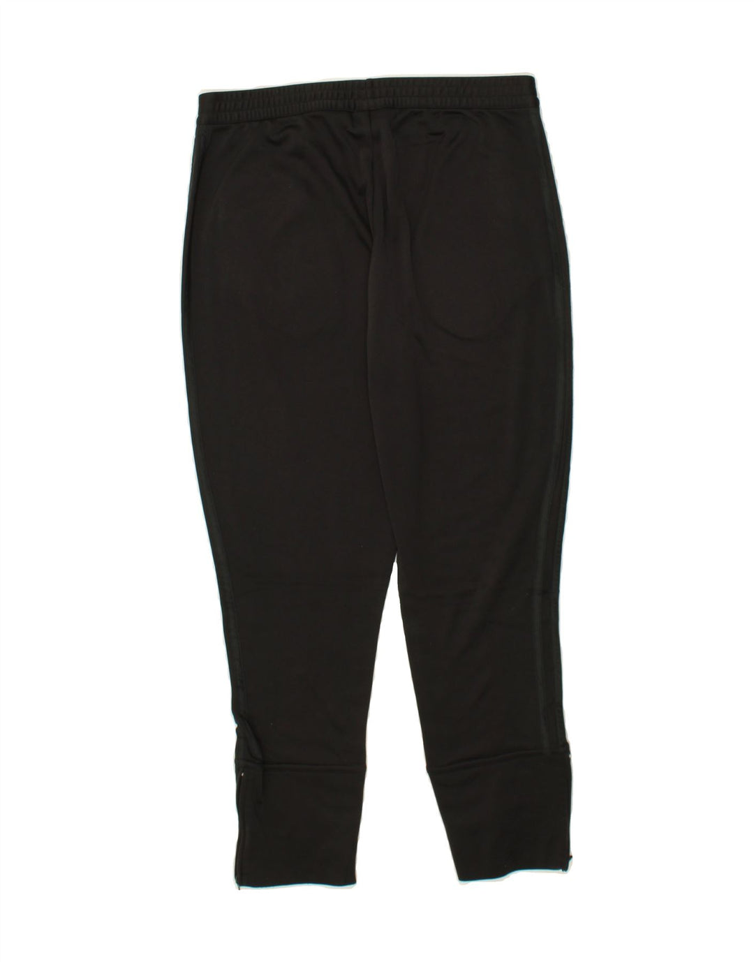 ADIDAS Womens Capri Tracksuit Trousers Joggers UK 12 Medium Black Vintage Adidas and Second-Hand Adidas from Messina Hembry 