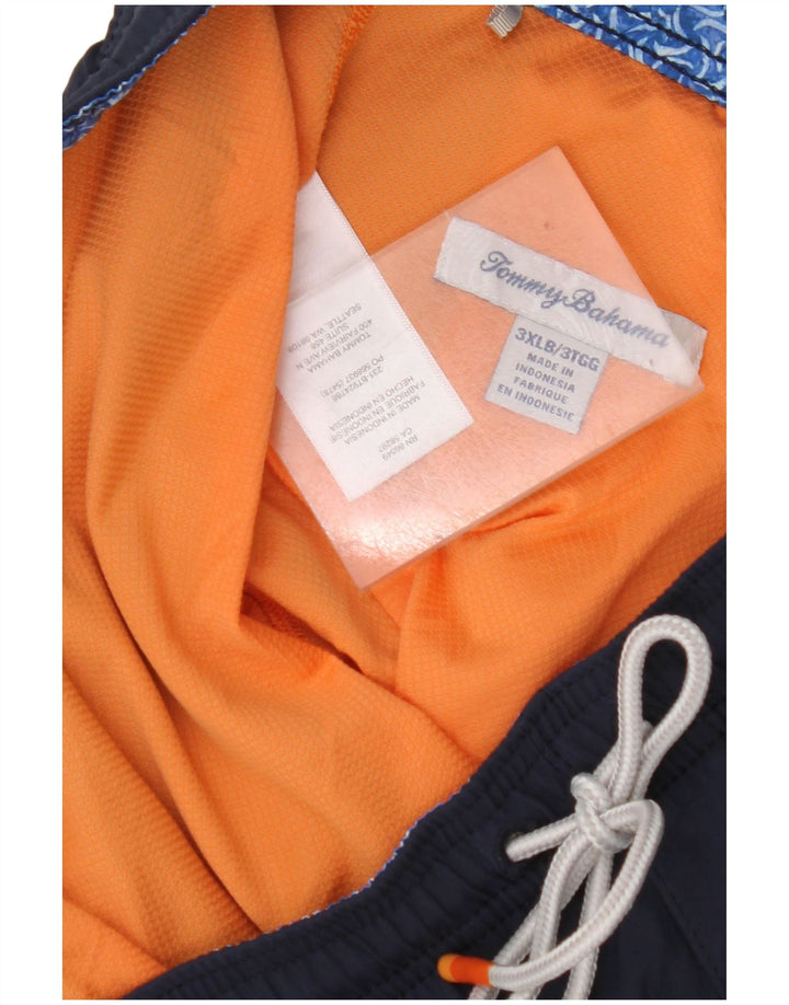 TOMMY BAHAMA Badeshorts til mænd 3XL marineblå polyester