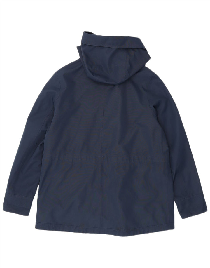 Barbour Dame Hooded Utility Jacket UK 14 Large Navy Blue