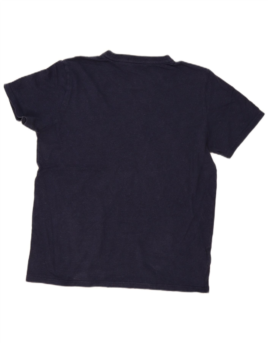 Fred Perry Herre T-shirt Top Stor marineblå bomuld