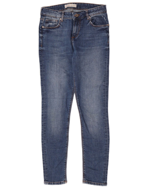 Zara Dame Skinny Jeans EU 40 Medium W30 L27 Blå Bomuld