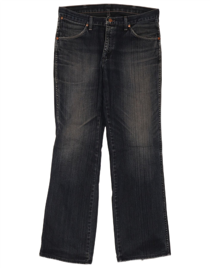 Wrangler Herre Alaska Bootcut Jeans W33 L31 Marineblå Bomuld