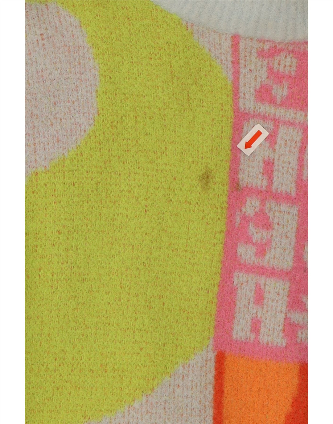 Urban Outfitters Dame Grafisk Crew Neck Jumper Sweater UK 14 Medium Multi