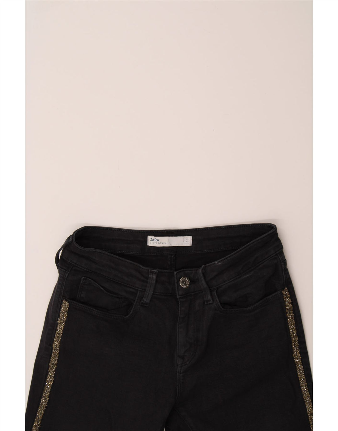 ZARA Womens Skinny Jeans EU 36 Small W26 L27 Black Vintage Zara and Second-Hand Zara from Messina Hembry 