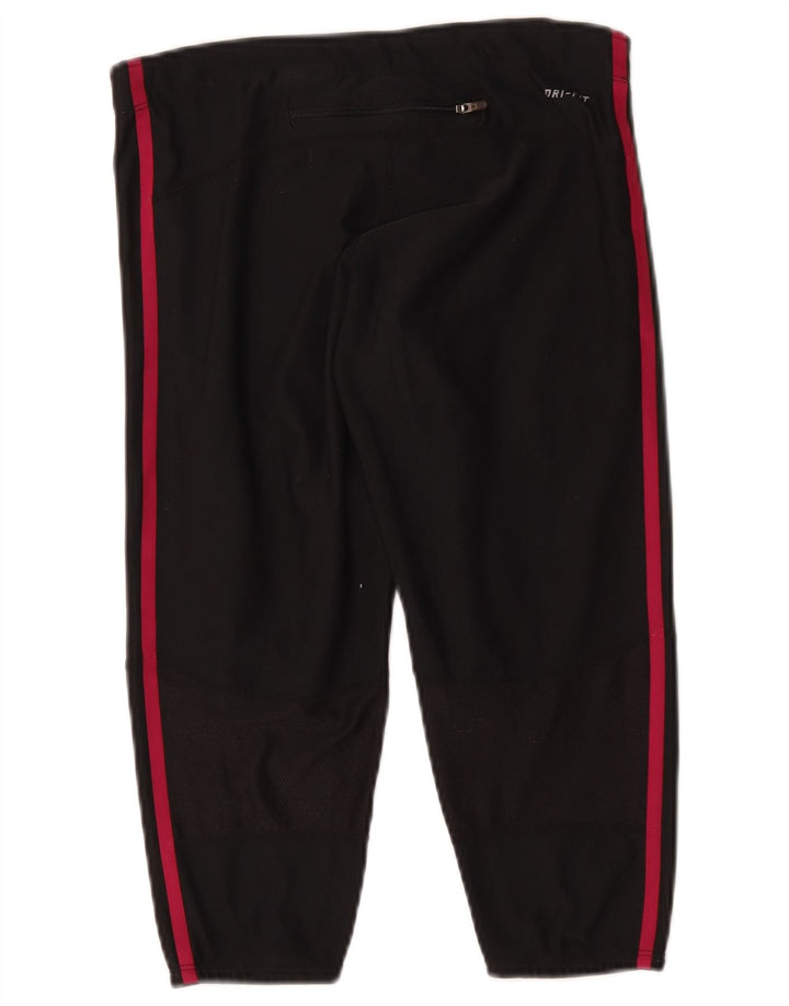 Nike Dame Dri Fit Capri Leggings UK 12 Medium Sort