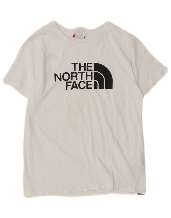 The North Face Boys Grafisk T-Shirt Top 11-12 År Stor Hvid Bomuld