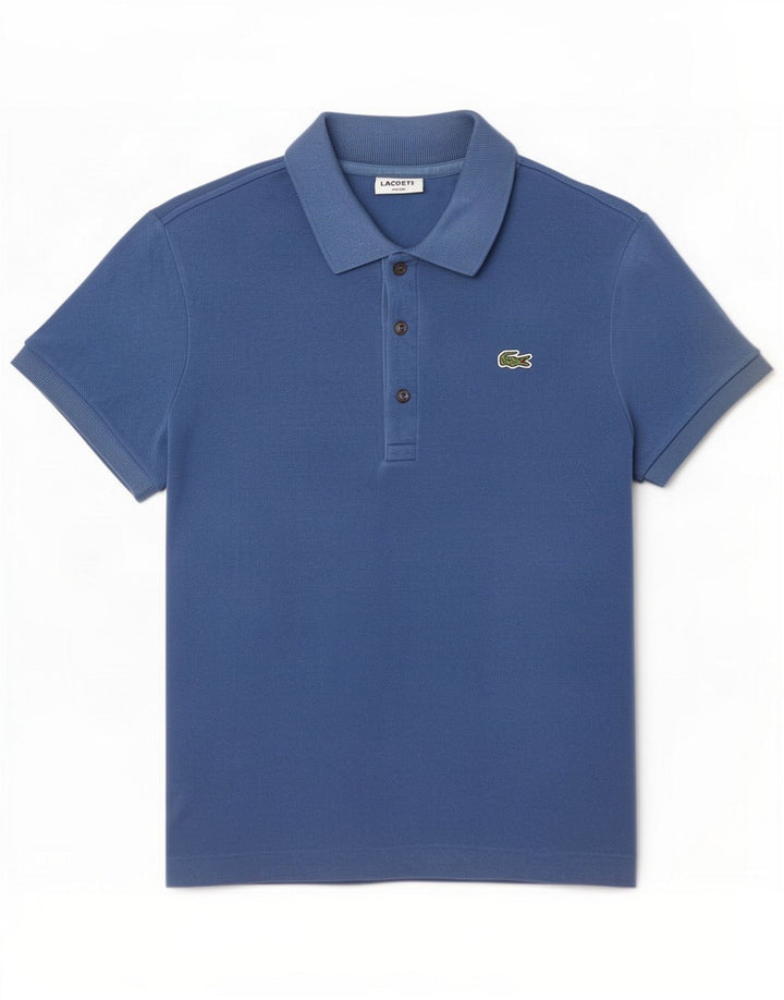 Lacoste Slim Fit Polo Shirt til mænd Størrelse 4 Medium Blå