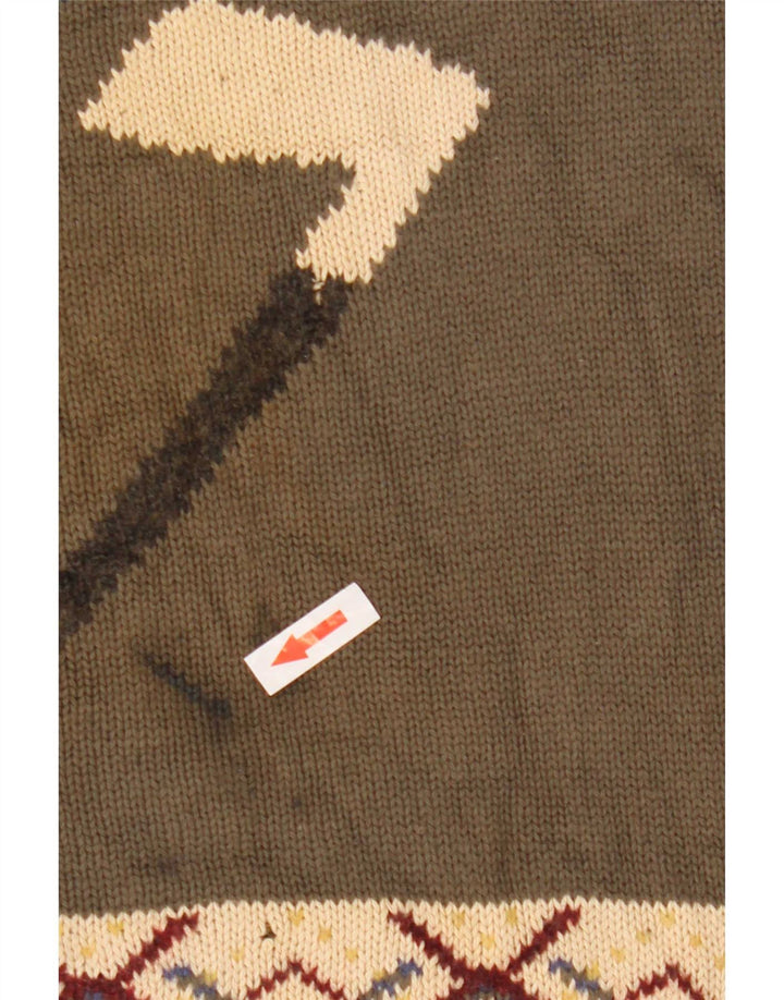 Nautica Herre Golf Crew Neck Jumper Sweater Stor flerfarvet Colourblock