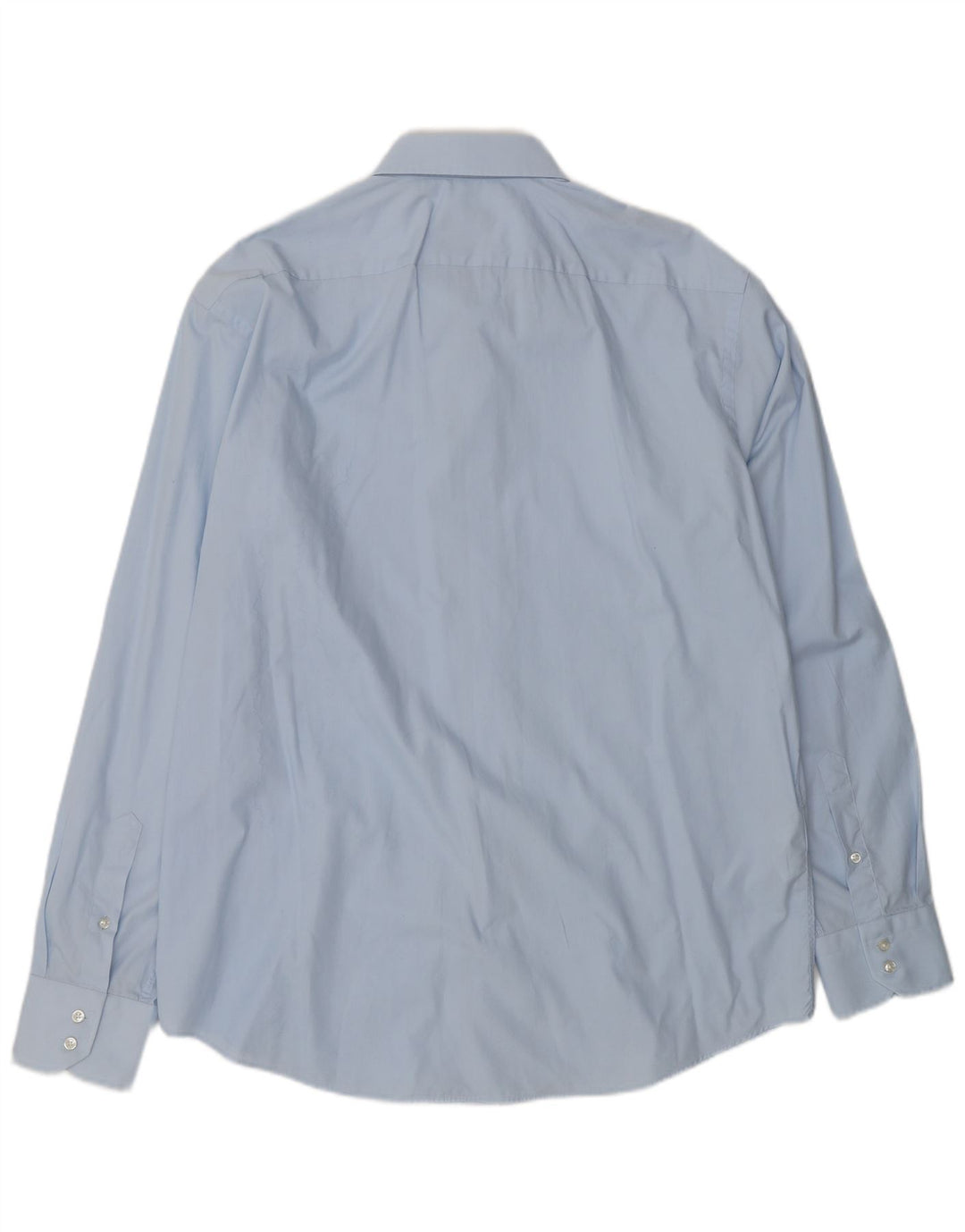 HUGO BOSS Herre Regular Fit skjorte str. 44 17 1/2 XL Blå bomuld