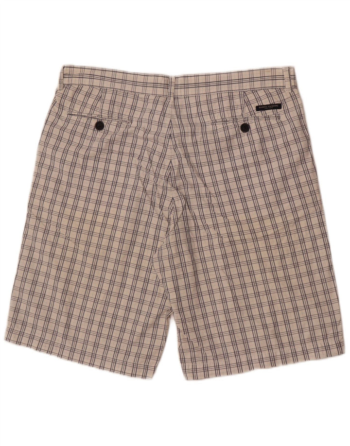 Marina Yachting Herre Chino Shorts IT 50 Large W36 White Check