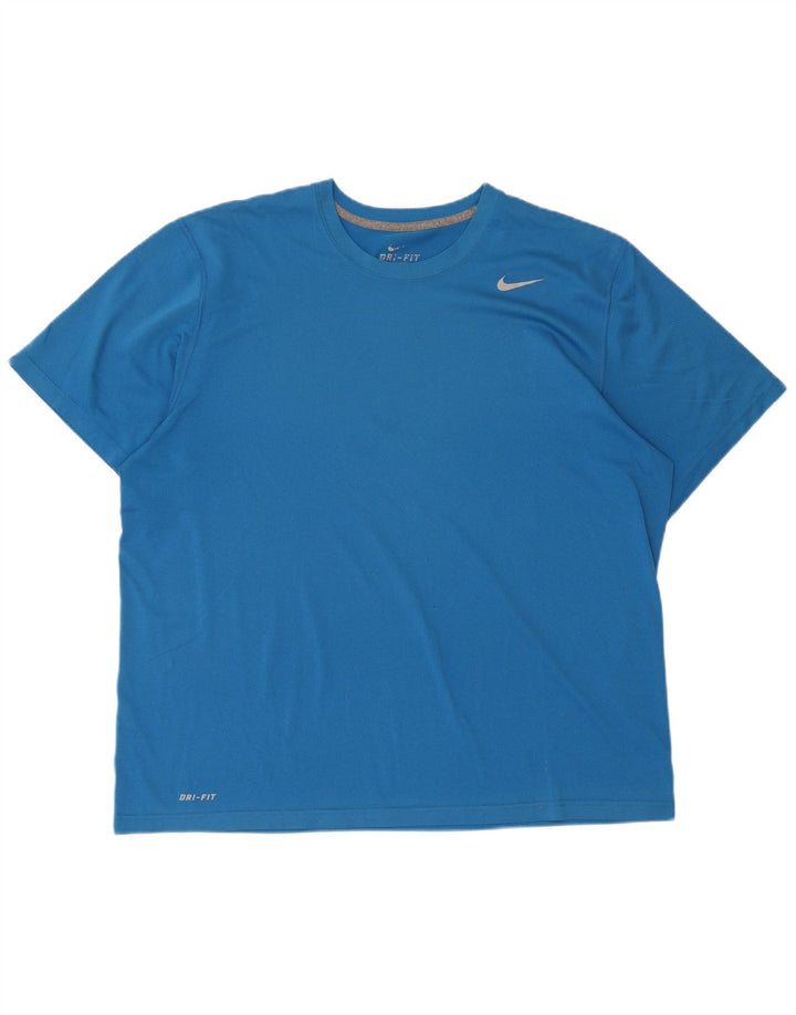 Nike Herre Dri Fit T-Shirt Top XL Blå