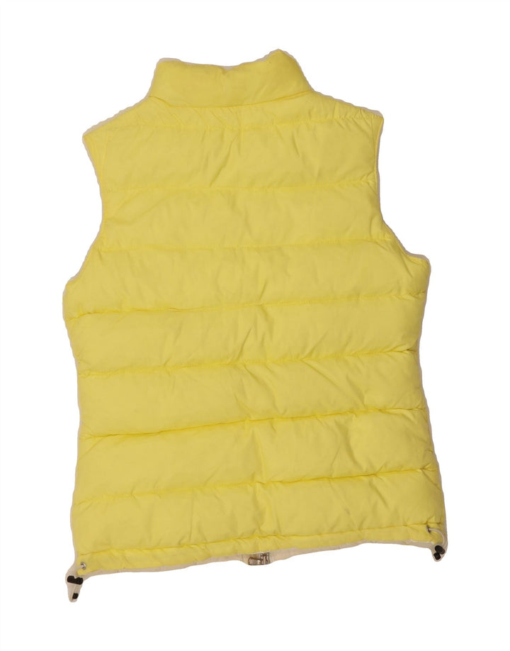NORTH SAILS Womens Padded Gilet UK 6 XS Yellow Polyamide Vintage North Sails and Second-Hand North Sails from Messina Hembry 