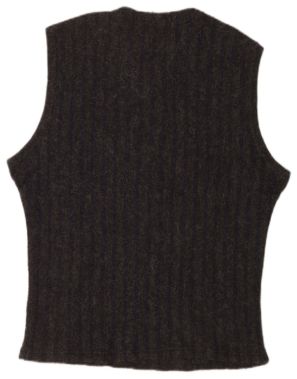 Gigli Herre Vest Tank Top UK 16 Large Grey Alpaca Wool