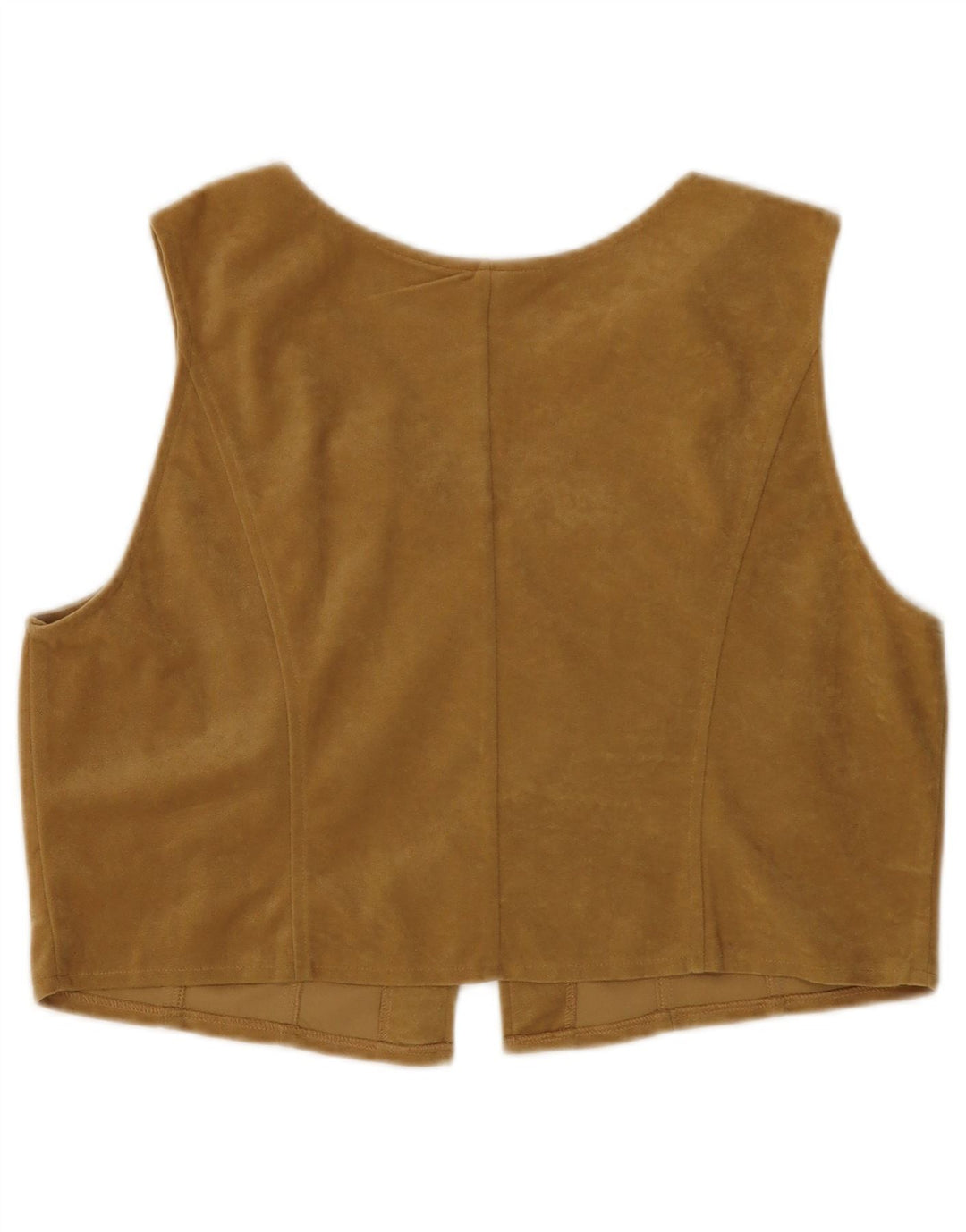 WOODPECKER Dame Velour vest UK 16 Stor Beige Polyester