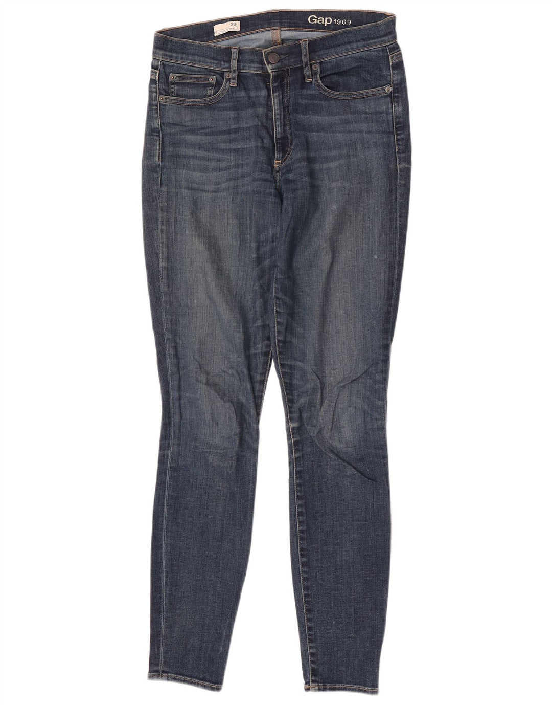 Gap Dame Skinny Jeans W28 L32 Blå Bomuld