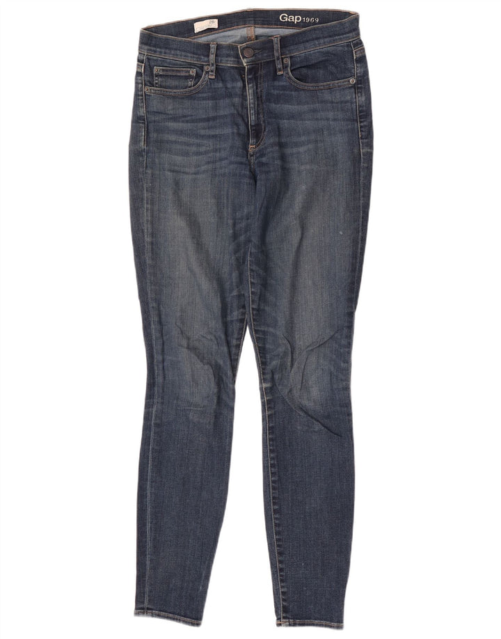 Gap Dame Skinny Jeans W28 L32 Blå Bomuld