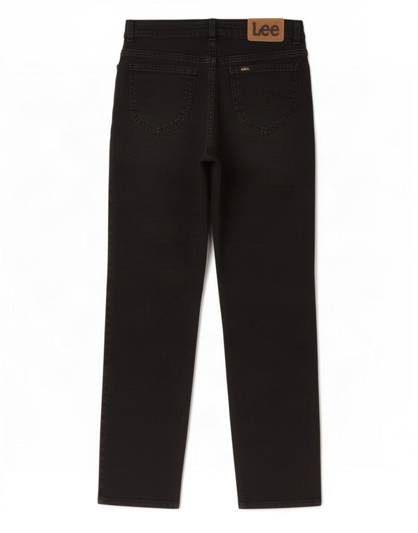 Lee Straight Jeans til mænd W20 L29 Sort
