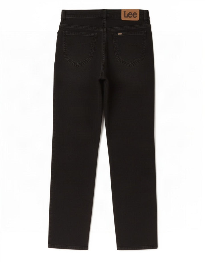 Lee Straight Jeans til mænd W20 L29 Sort