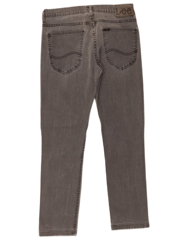 Lee Mens Powell Slim Jeans W31 L28 Grå Bomuld