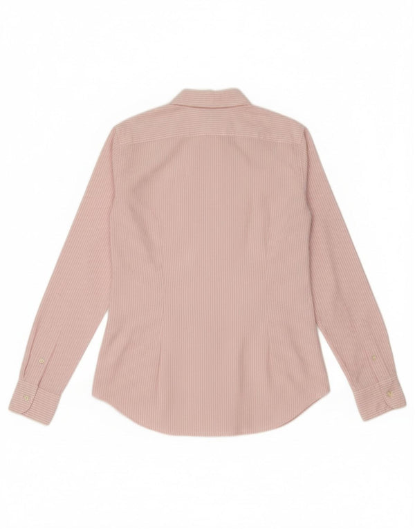 Ralph Lauren Dame Slim Fit skjorte US 0 XS Pink nålestribet bomuld
