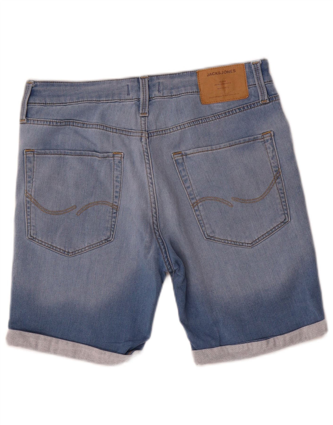 Jack & Jones Herre Distressed Denim Shorts Medium W32 Blå Bomuld