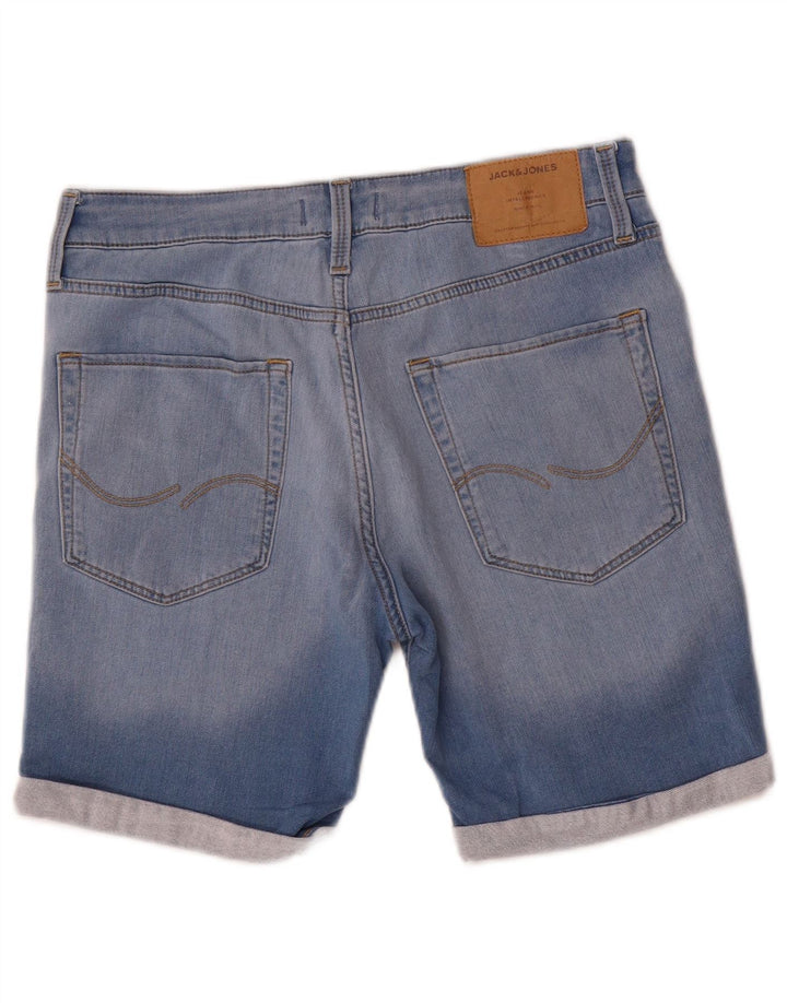 Jack & Jones Herre Distressed Denim Shorts Medium W32 Blå Bomuld