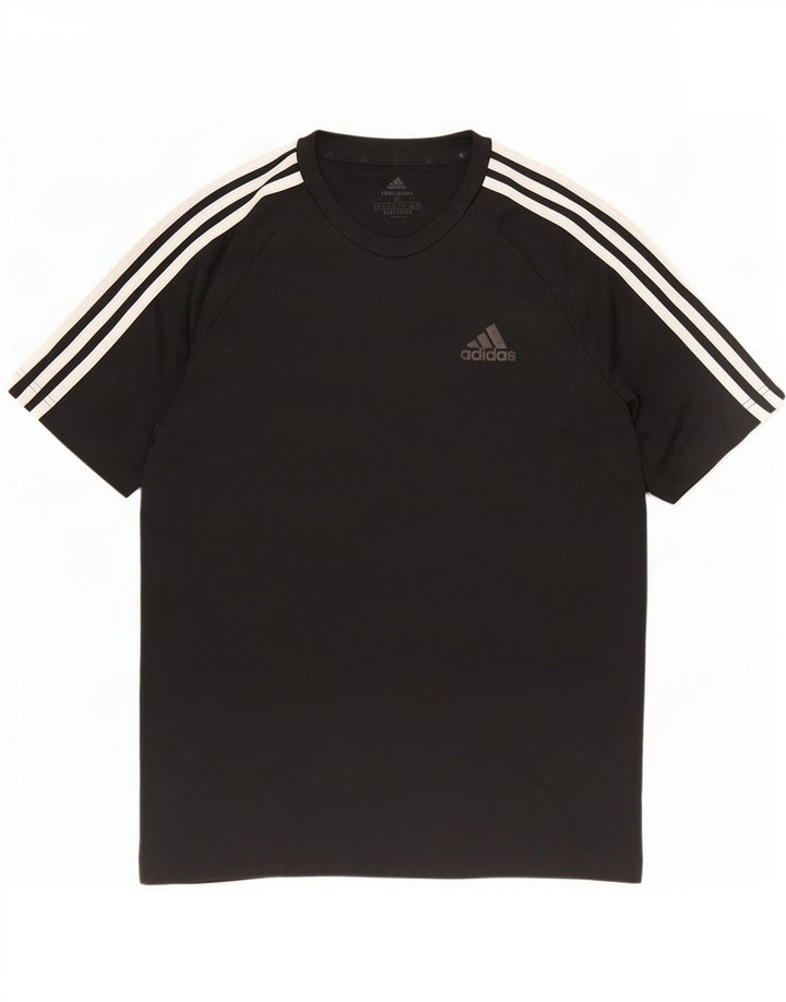 Adidas Herre Aeroready T-Shirt Top Lille Sort Polyester