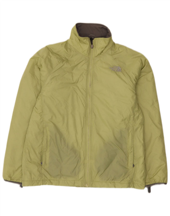 The North Face Dame Windbreaker Jacket UK 16 Large Yellow Polyester