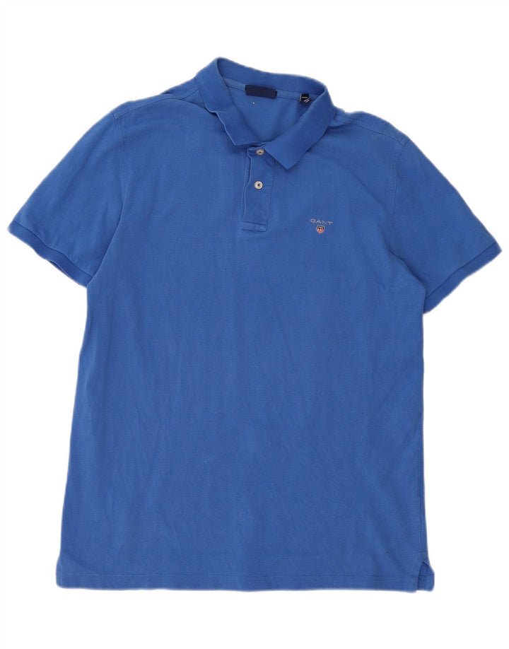 Gant Herre Regular Fit Polo Shirt Stor Blå Bomuld